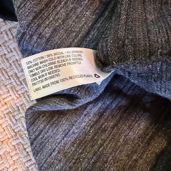 Merona Charcoal Cowl Neck Sweater Size Small Petite - Picture 6 of 6